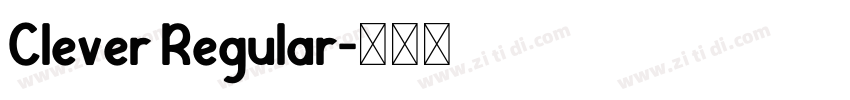 Clever Regular字体转换